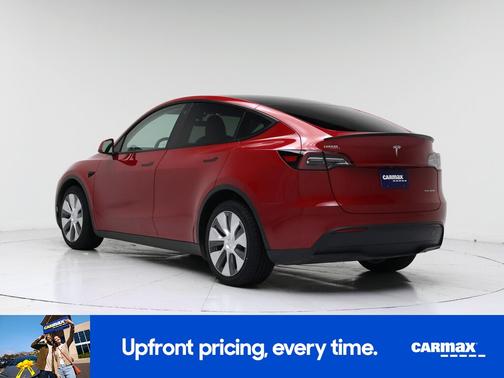 Red 2023 Tesla Model Y Long Range
