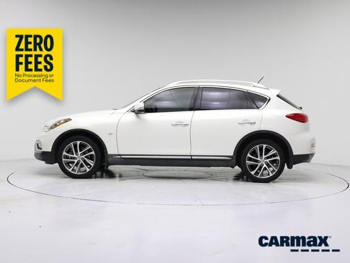 White 2017 INFINITI QX50