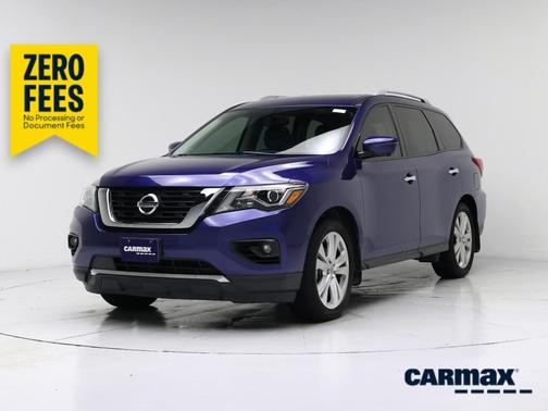 Blue 2018 Nissan Pathfinder SL