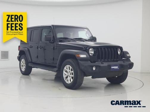 Black 2023 Jeep Wrangler Unlimited Sport S