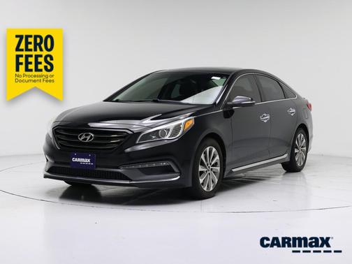 Black 2017 Hyundai SONATA Sport