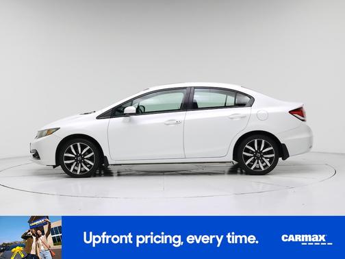 White 2014 Honda Civic EX-L