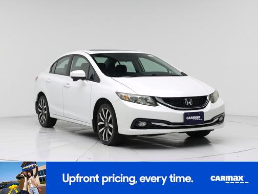 White 2014 Honda Civic EX-L