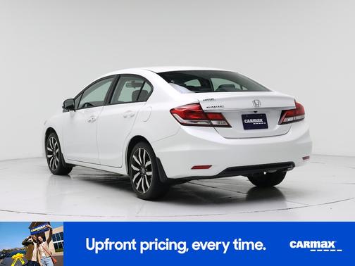 White 2014 Honda Civic EX-L