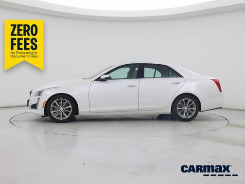 White 2018 Cadillac CTS Luxury