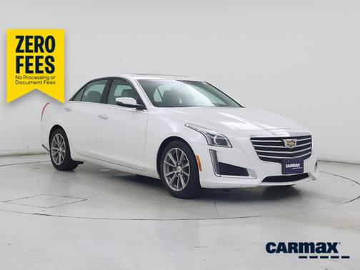 White 2018 Cadillac CTS Luxury