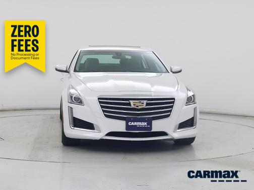 White 2018 Cadillac CTS Luxury