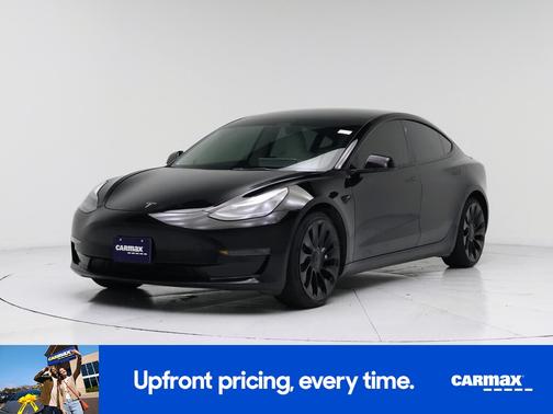 Black 2022 Tesla Model 3 Performance