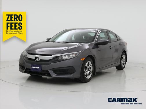 Gray 2016 Honda Civic LX