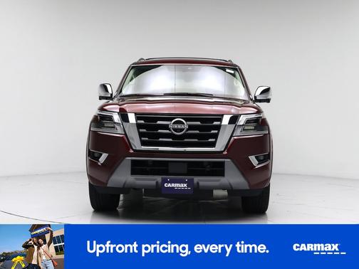 Red 2022 Nissan Armada Platinum