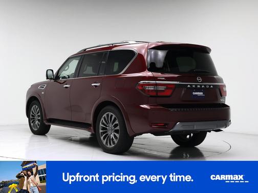Red 2022 Nissan Armada Platinum