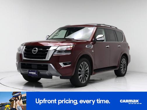 Red 2022 Nissan Armada Platinum