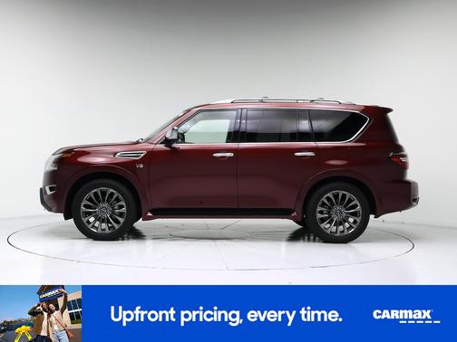 Red 2022 Nissan Armada Platinum