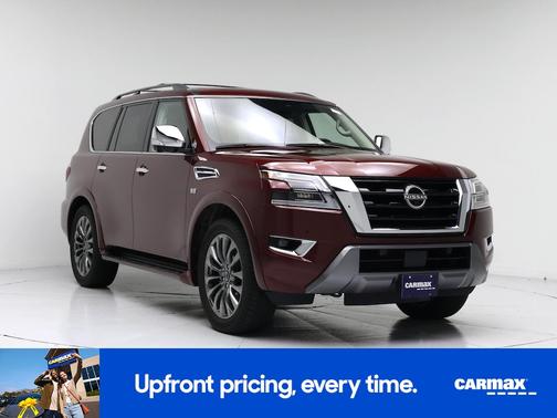 Red 2022 Nissan Armada Platinum