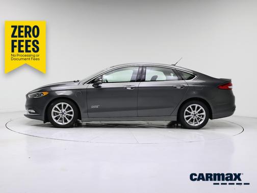 Gray 2017 Ford Fusion Energi Titanium