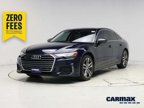 Blue 2019 Audi A6 Premium