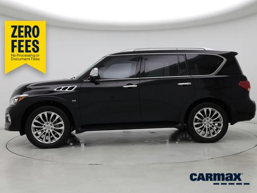 Black 2017 INFINITI QX80