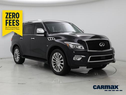 Black 2017 INFINITI QX80
