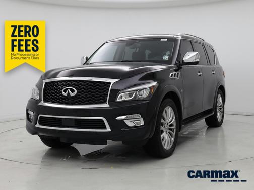 Black 2017 INFINITI QX80