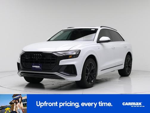 White 2021 Audi Q8 Premium Plus