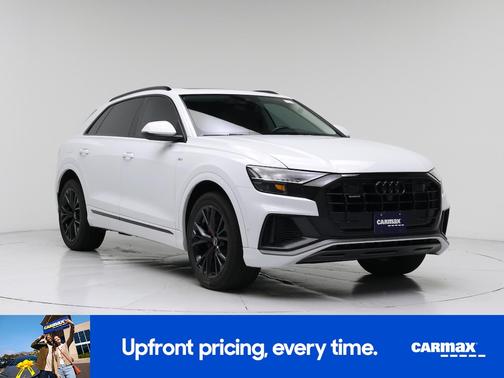 White 2021 Audi Q8 Premium Plus