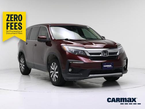 Red 2021 Honda Pilot EX-L
