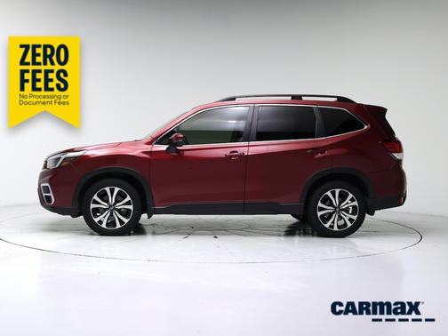 Red 2021 Subaru Forester Limited