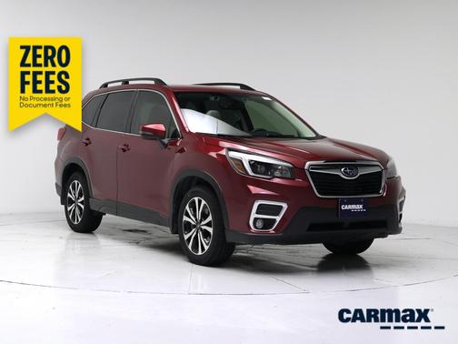 Red 2021 Subaru Forester Limited