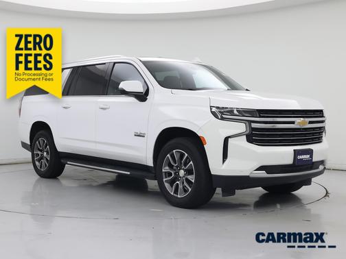 White 2021 Chevrolet Suburban LT