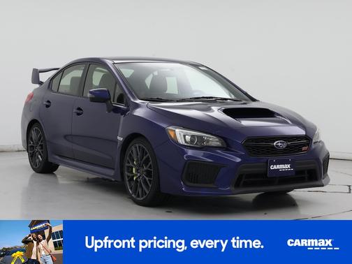 Blue 2019 Subaru WRX STI