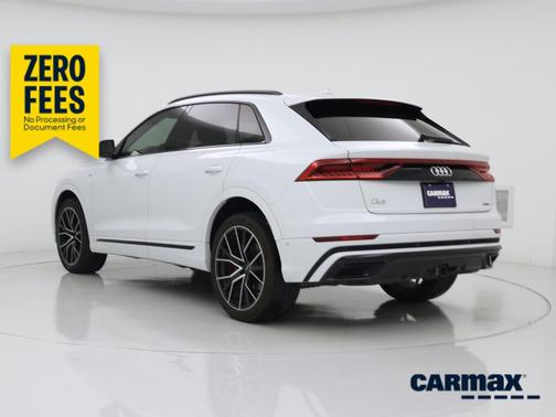 White 2019 Audi Q8 Premium Plus