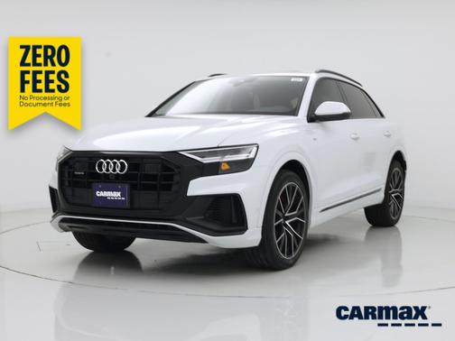 White 2019 Audi Q8 Premium Plus