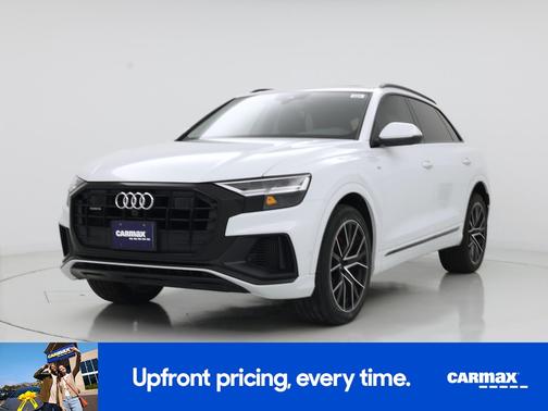 White 2019 Audi Q8 Premium Plus