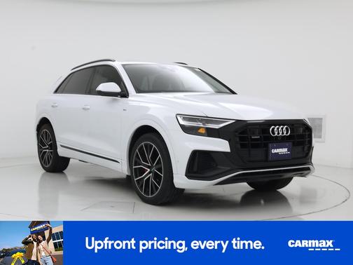 White 2019 Audi Q8 Premium Plus