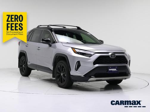 Silver 2025 Toyota RAV4 Hybrid XSE