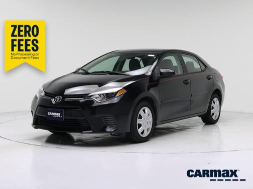 Black 2015 Toyota Corolla LE