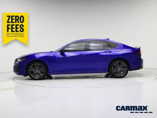 Blue 2022 Acura TLX SH-AWD A-Spec