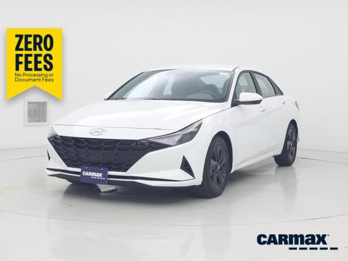 White 2023 Hyundai ELANTRA HEV Blue
