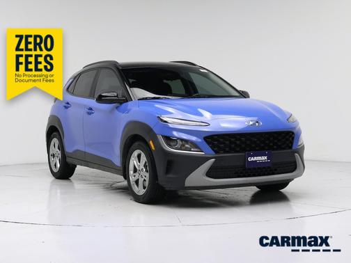 Blue 2022 Hyundai KONA SEL