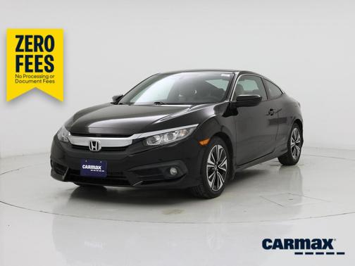Black 2017 Honda Civic EX-T