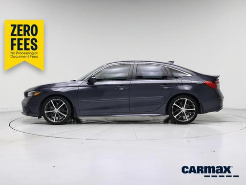 Gray 2022 Honda Civic Touring