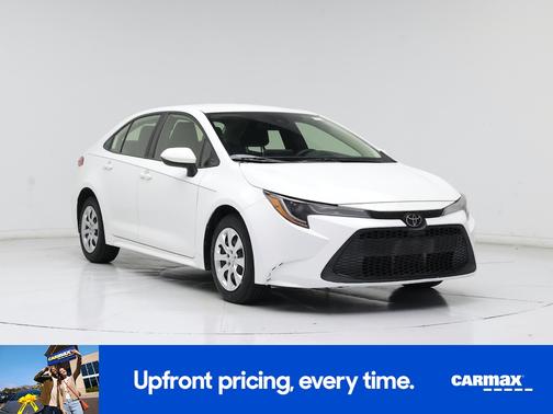 White 2021 Toyota Corolla LE
