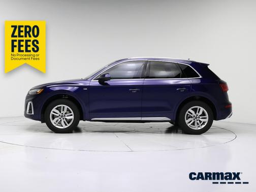 Blue 2022 Audi Q5 S-Line Premium