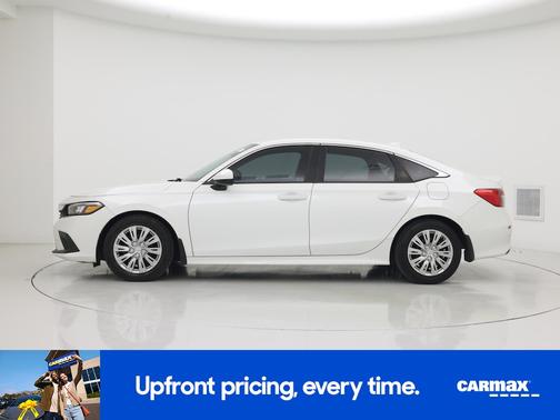 White 2023 Honda Civic LX