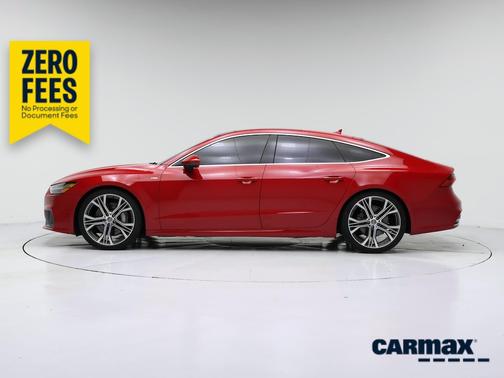 Red 2020 Audi A7 Prestige