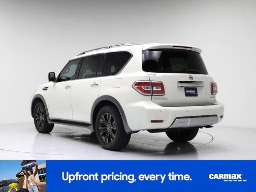 White 2017 Nissan Armada Platinum