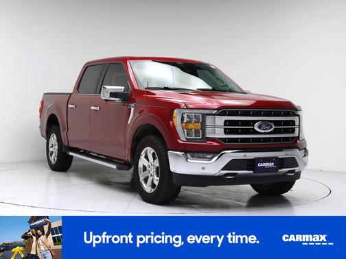 Red 2021 Ford F-150 Lariat