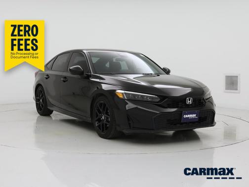 Black 2025 Honda Civic Sport