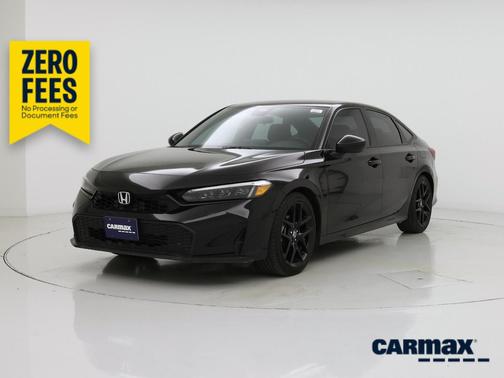 Black 2025 Honda Civic Sport