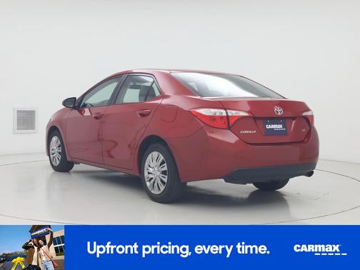 Red 2015 Toyota Corolla LE